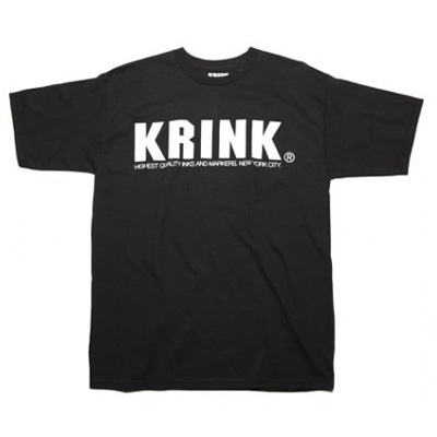 KRINK T-Shirt FRONT LOGO - black