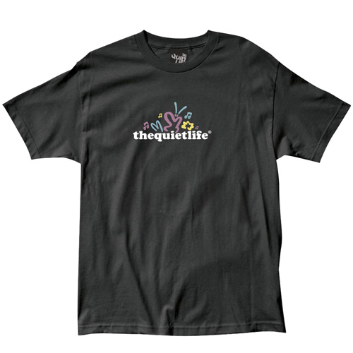 THE QUIET LIFE T-Shirt GARDEN PARTY - black