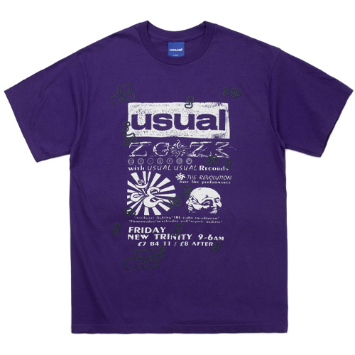 USUAL T-Shirt GECOBS - purple