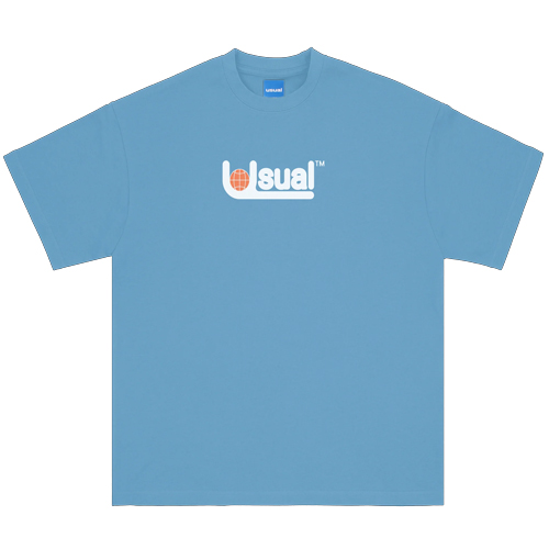 USUAL T-Shirt GLOBAL - sky blue