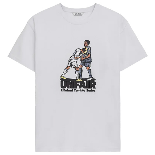 UNFAIR ATHLETICS T-Shirt HEADBUTT - white