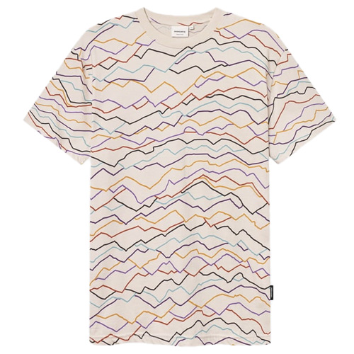 DEDICATED T-Shirt LINE MOUNTAINS - off white