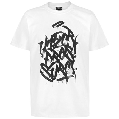 UNDERPRESSURE T-Shirt DESUR MARKER white/black