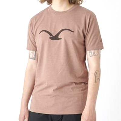 CLEPTOMANICX T-Shirt MÖWE heather brown/dark brown