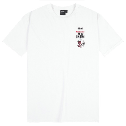 GROG T-Shirt NERO D INFERNO CHRONICLE - white