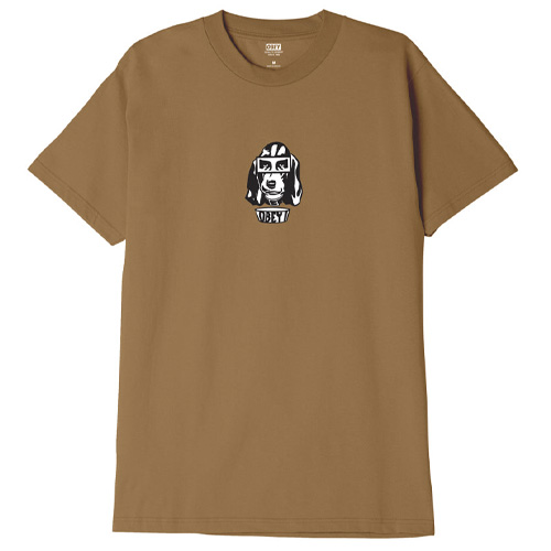 OBEY T-Shirt HOUND - brown sugar