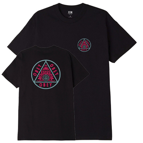 OBEY T-Shirt PYRAMID - black