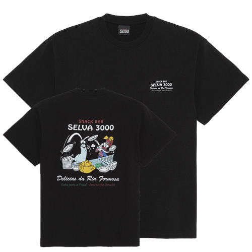 SELVA T-Shirt SNACK BAR 3000 - black