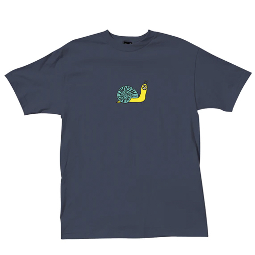 THE QUIET LIFE T-Shirt SNAIL - navy