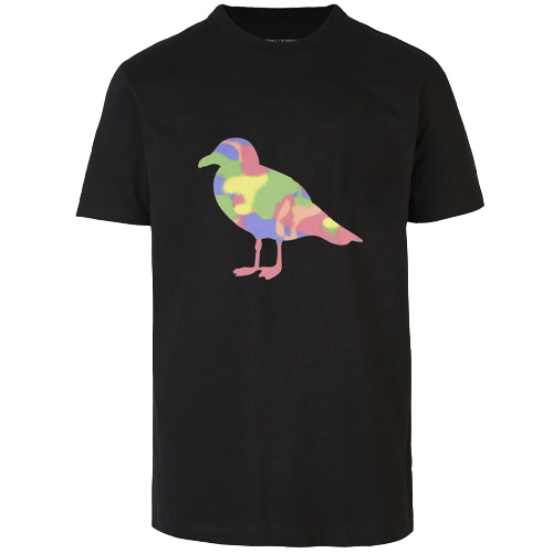 CLEPTOMANICX T-Shirt SPRAY GULL - black