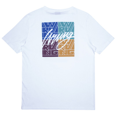 WRUNG T-Shirt SQUARE SIGN - white