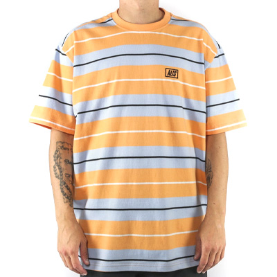 ALIS T-Shirt STENCIL STRIPE - peach