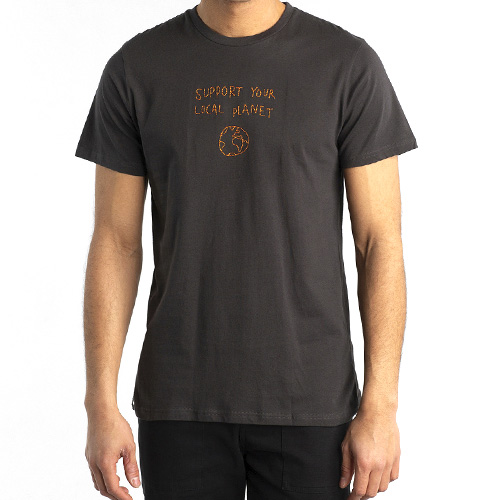 DEDICATED T-Shirt STOCKHOLM LOCAL PLANET - charcoal