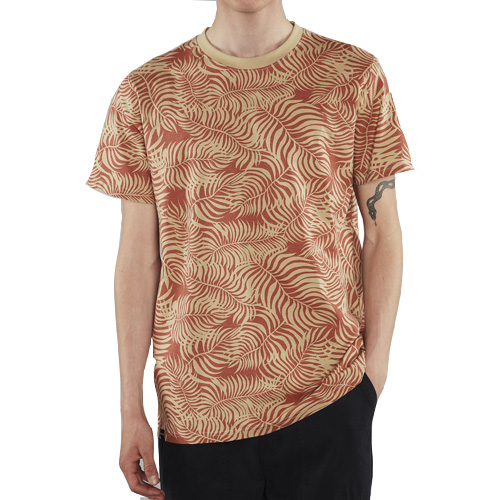 DEDICATED T-Shirt PALM LEAVES - beige