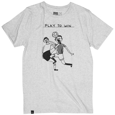 DEDICATED T-Shirt STOCKHOLM PLAY TO WIN grey melange