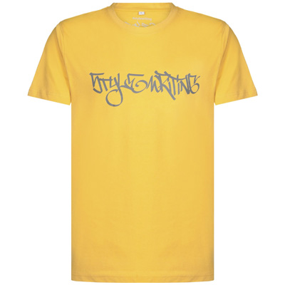 Stylewriting T-Shirt X SUKE yellow/darkgrey