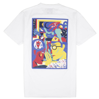 LASER T-Shirt THE HEARTBREAK - white
