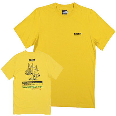 SELVA T-Shirt TIME FOR HOLIDAYS yellow