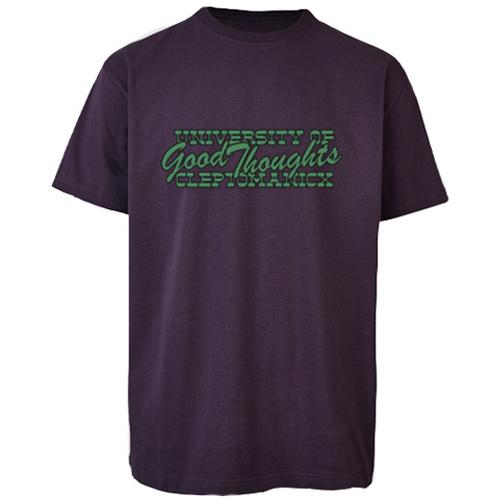 CLEPTOMANICX T-Shirt UNIVERSITY - montana grape