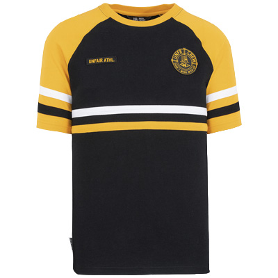 UNFAIR ATHLETICS T-Shirt DMWU WANDERERS black/yellow