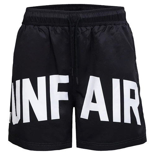 UNFAIR ATHLETICS Swim Shorts STATEMENT - black