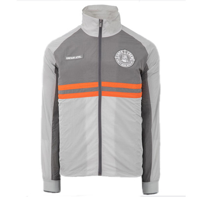 UNFAIR ATHLETICS Windrunner LIGHT CARBON grey/orange