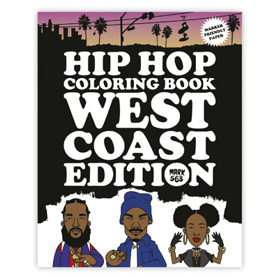 HIPHOP COLORING BOOK - West Coast Edition