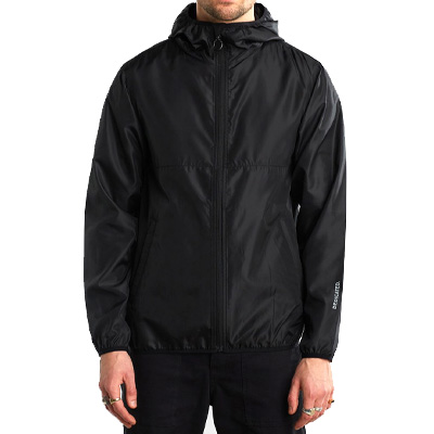 DEDICATED Windbreaker SKARA WOOD CUT - black