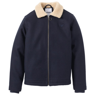 CLEPTOMANICX Jacket DECKHAND WOOL dark navy