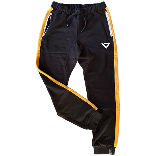 ADE Track Pants UPDATE - black/senape