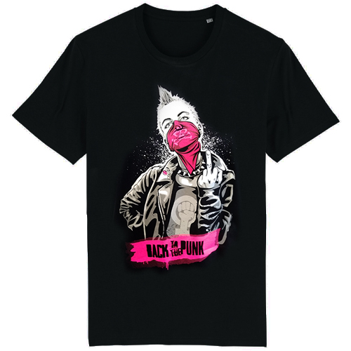 RNST T-Shirt BACK TO PUNK - black