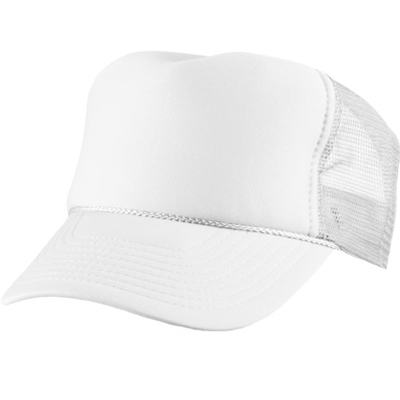 Baseball Trucker Cap uni white