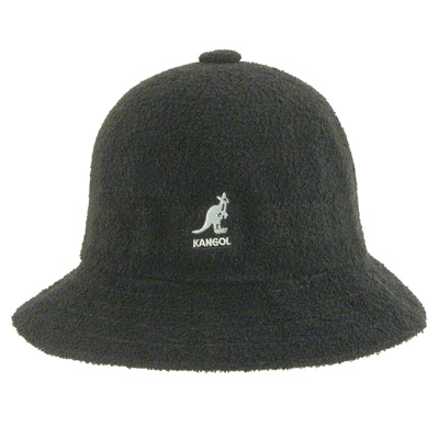 KANGOL Bucket Hat BERMUDA CASUAL black/white