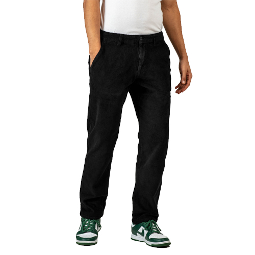 REELL Pants REGULAR FLEX CHINO - black cord