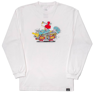 EASE Longsleeve T-Shirt BOB TRAIN white