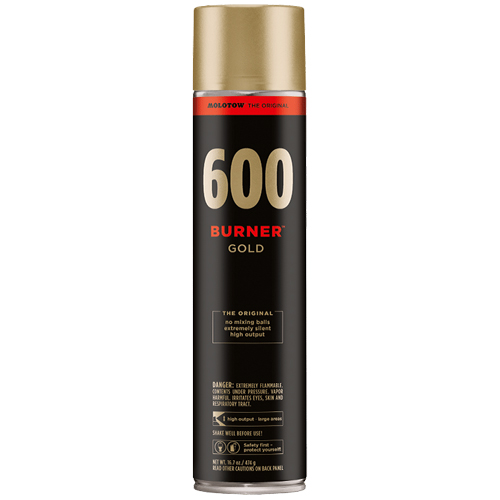 MOLOTOW Spraydose Burner Chrome 600ml - Gold