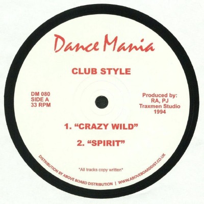 Club Style - Crazy Wild - Vinyl 12\"