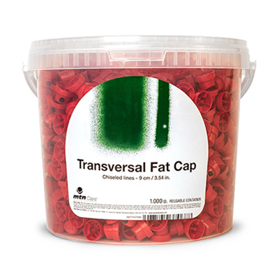 CALLIGRAPHY FAT CAP TRANSVERSAL red-black - 1000er Bucket