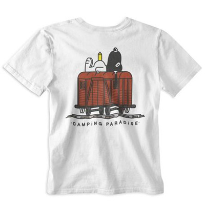 VANDALS ON HOLIDAYS T-Shirt CAMPING PARADISE white