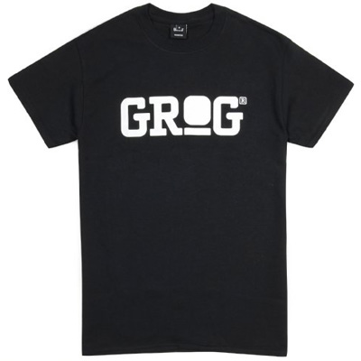 GROG T-Shirt LOGO black/white