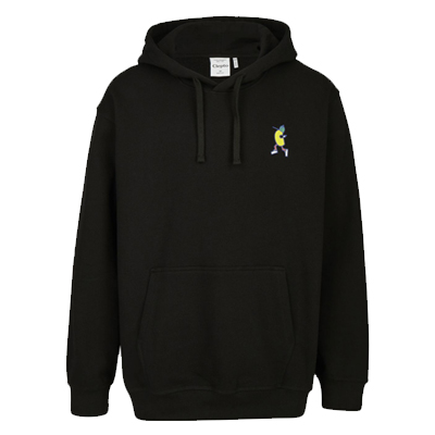 CLEPTOMANICX Hoody FORM FOLLOWS FUN - black