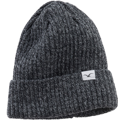 CLEPTOMANICX Beanie HAFEN BICOLOR heather black