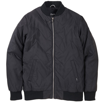 CLEPTOMANICX Jacket SHUTTLE QUILTED black