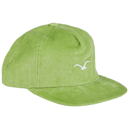 CLEPTOMANICX Snap Back Cap CORD MOWE - nile green