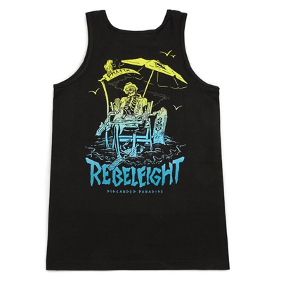 REBEL8 Tank Top DISCARDED PARADISE black