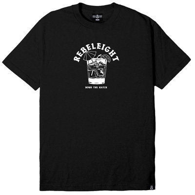 REBEL8 T-Shirt DOWN THE HATCH black