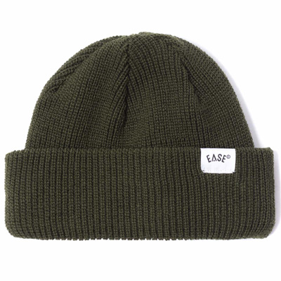 EASE Beanie LOGO olive green