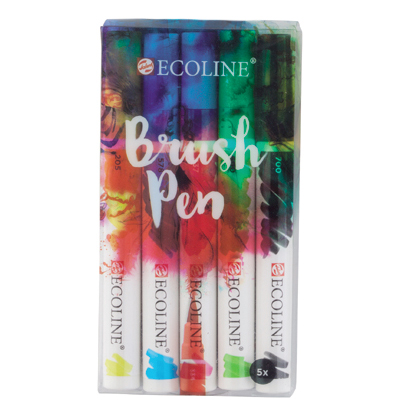 TALENS Ecoline Brush Pen Primary 5er Set