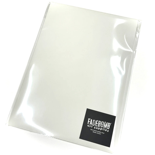 FADEBOMB White Eggshell Sticker A4 - 10pcs