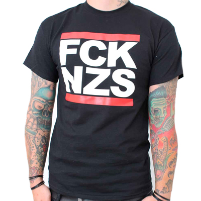 TRUE REBEL T-Shirt FCK NZS black